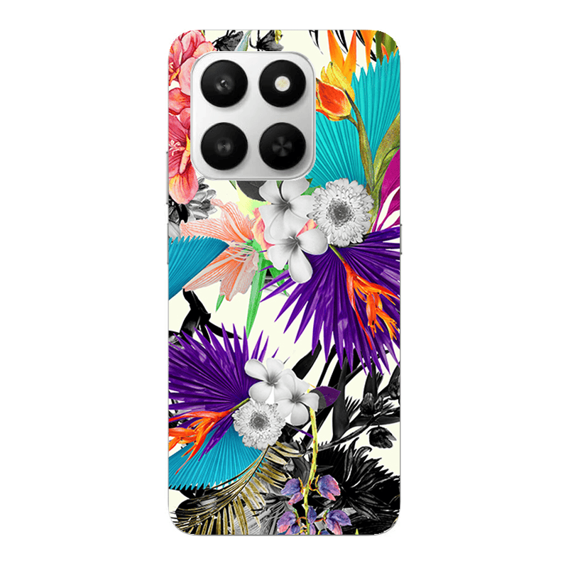 Honor Magic 400 Smart Sea flowers Transparent Silicone TPU Θήκη